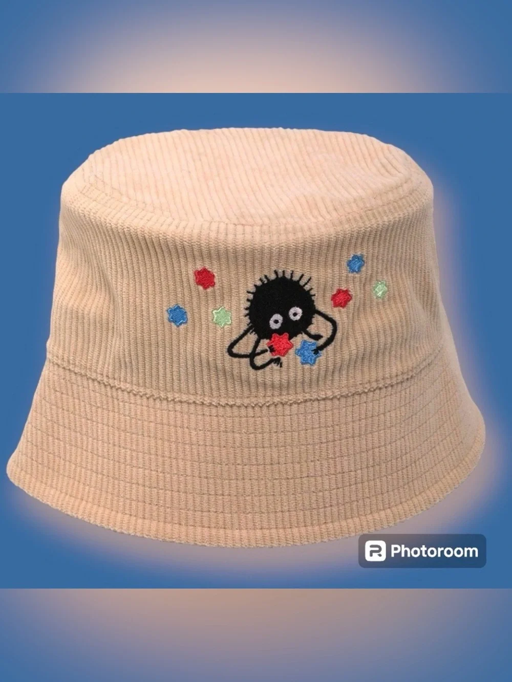 Studio Ghibli Spirited Away Soot Sprite Corduroy Bucket Hat
